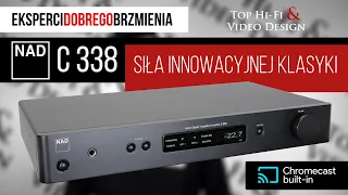 NAD C 338 wzmacniacz zintegrowany stereo z Chromecast | Prezentacja