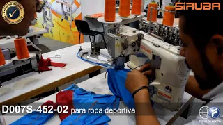 Máquina flatseamer electrónica con sistema de succión - SIRUBA