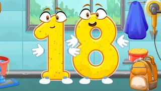 Tracing Numbers 1 to 20 | How to Write Numbers for Children | Numbers for Kids by GoKids