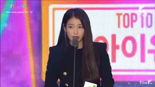 [MMA 2017] Melon Music Awards Top 10 - IU Acceptance Speech