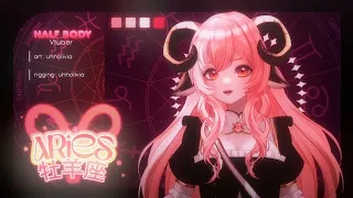 [ Live2D Model Showcase ] Aries the Zodiac Vtuber (FOR SALE)