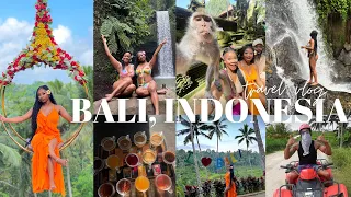 BALI INDONESIA VLOG: part two, swing heaven, zip lining, monkey forest + more!!