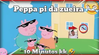 🔴 Peppa pig da zueira 🔥 (10 Minutos Compilado 🤣) Tente não rir