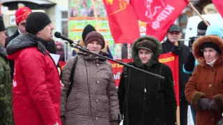 Речь коммуниста Николая Бондаренко на митинге саратовской КПРФ