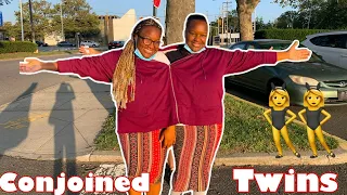 Conjoined twins challenge 24 hours(public reaction)