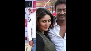 Bollywood beautiful actress Kareena Kapoor Khan & Ajay Devgan #ytshorts #shortvideo