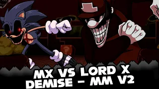 FNF | MX Vs Lord X DEMISE - Mario's Madness V2 | Mods/Hard/Gameplay |