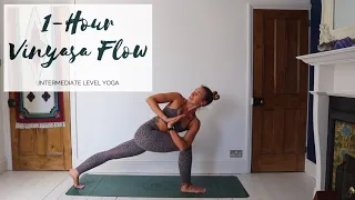 1 HOUR YOGA | Intermediate Vinyasa Flow Yoga | CAT MEFFAN