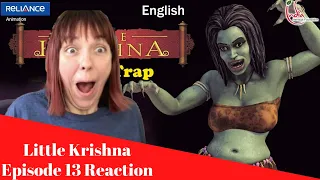 Little Krishna Episode 13 REACTION! Witch Trap