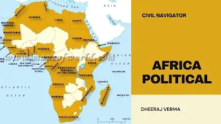 CLASS 14 | AFRICA POLITICAL | MAPPING FOR UPSC,UPPSC,BPSC ,UPRO/ARO  | DHEERAJ VERMA |