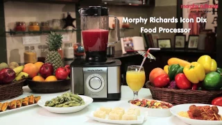 Meet the Morphy Richards Icon Dlx Food Processor - Features