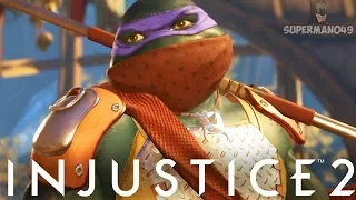 Injustice 2: Ninja Turtles Gameplay Epic Gear, Super Move & Abilities! - Injustice 2 "Ninja Turtles"