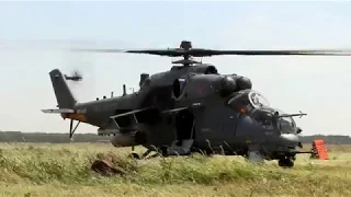 Russian Mi-35M training