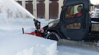 Kubota RTV1100 with 66" PTO Driven Snow Blower