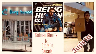 SALMAN KHAN’s 1st store in CANADA 🇨🇦 | BEING HUMAN Clothing in MARKHAM | Shopping with YOUTSO Vlog