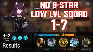 【明日方舟/Arknights】[1-7] - Low Lvl-Rarity Squad - Arknights Strategy