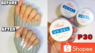 Doing My Nails using BUILDER GEL *first time*