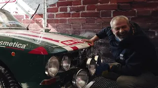 COME SI LAVA L' ALFA 1750 GT DOPO UNA GARA STORICA IN MONTAGNA. SCOMMESSA PAGATA...😅