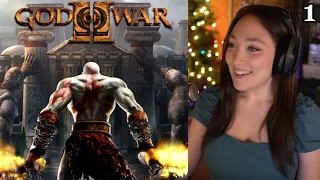 God of War 2 HD - FIRST Playthrough [Part 1] I'm so EXCITED! (PS5)