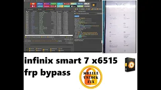 Infinix Smart 7 x6515 frp bypass Unlock Tool by Mobile Unlock Fix
