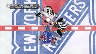 NHL 12 - GAMEPLAY - MATCH - Rangers VS Ducks -