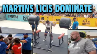 WSM |  MARTINS LICIS WINS THE SQUAT LIFT | BEATS THOR AND BRIAN SHAW AT THEIR PRIME
