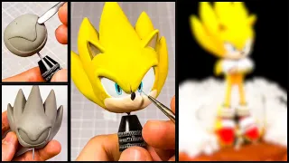 How to make Super Sonic 2 with Clay / Sonic Frontiers [ kiArt ]