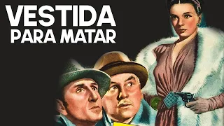 Vestida para matar | Basil Rathbone | Antigua película policíaca | Español