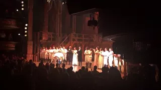 Christopher Jackson's last Hamilton curtain call/performance, 11/13/2016