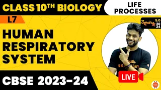 Human Respiratory System| Life Processes| L-7| CBSE Class 10 | Amrit Sir @VedantuClass910