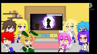 los fnafhs+meg y springtrap reaccionan a sonríe más 2 y extra. un poco cringe