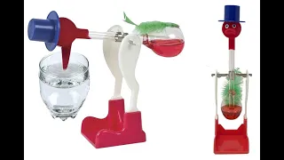 Drinking Bird Set Up Demonstration How It Works Simple set up!