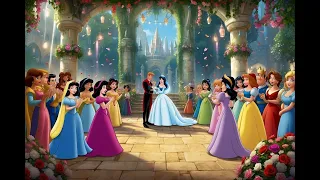 Snow White's Magical Day Arranged by Cinderella! 👰✨ #shorts #disneyprincess #youtubeshorts