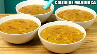 LUCRE MAIS DE 300% !! CALDO DE MANDIOCA COM CARNE SECA PARA VENDER  PASSO A PASO COMPLETO E DICAS!