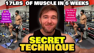 NFL Player Gained 17 Lbs Of Muscle In 6 WEEKS Using THIS Secret Technique