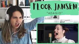 REACTING TO Floor Jansen "Adagio" Lara Fabian (cover)