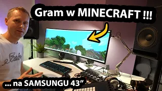 Kupiłem Zakrzywiony Monitor !!! - Jak Wygląda Praca na SAMSUNGu CJ89 43" ??? *testuję UPS Green Cell