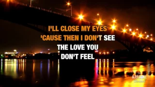 I Can't Make You Love Me (Live) in the style of Adele | Karaoke with Lyrics