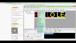 how to program led sign message 1696RGM Leadleds LED Sign