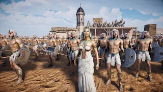 Queen of Egypt invades Spartan City - Ultimate Epic Battle Simulator 2 | UEBS 2