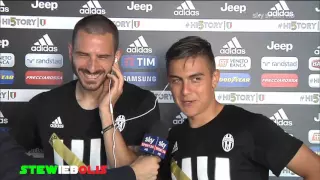 Intervista Doppia a Dybala e Bonucci ● Juventus Campione d'Italia 2016 ● Sky Sport HD ● #HI5TORY