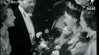 Princess Elizabeth attends film premier (1951)