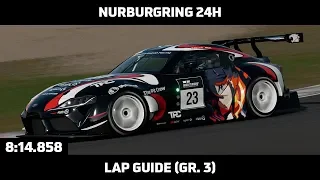 Gran Turismo Sport - Daily Race Lap Guide - Nurburgring 24h - Toyota GR Supra Racing Concept Gr. 3