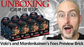 PREVIEW: Unboxing Volo's & Mordenkainen's Foes Brick - D&D Icons of the Realms Minis