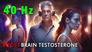 (Boost) Brain TESTOSTERONE Levels (Fast) with 528 Hz BINAURAL Beats