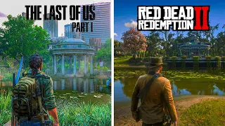 Last Of Us Part 1 Vs Red Dead Redemption 2 | Physics and Details Comparison (4K / 60 FPS )