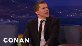 Jesse Eisenberg Likes To Ask His Fans Invasive Questions | CONAN on TBS