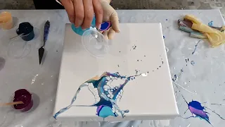 I Poured Paint on my Hand: Just having FUN playing with Fluid Acrylics