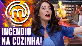 MASTERCHEF: BOMBEIROS INTERROMPEM PROVA APÓS INCÊNDIO NA COZINHA! EP 06 | Virou Festa