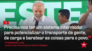 Lula visita obras da Transnordestina no Ceará | Cortes do Lula